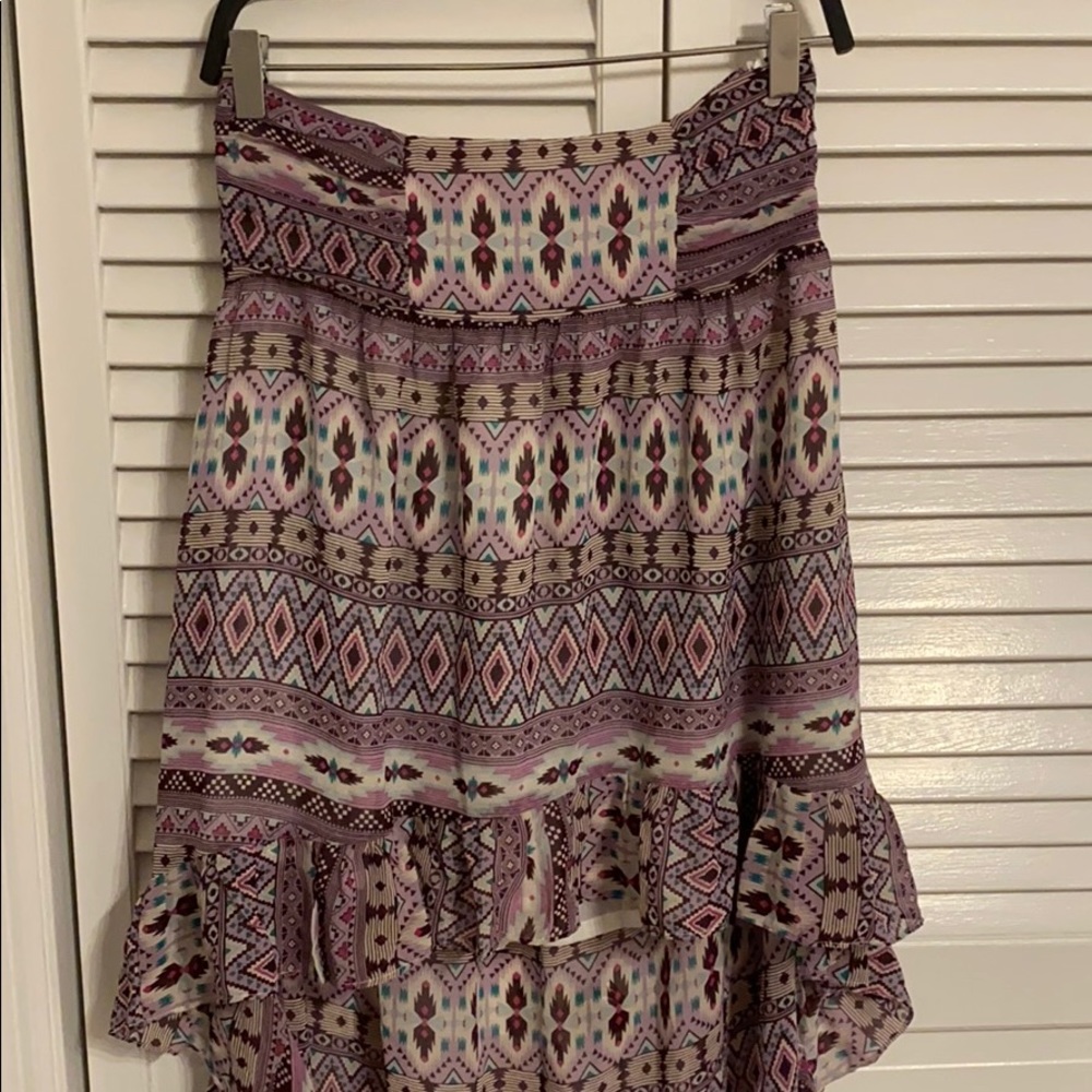 LF NWT purple high low